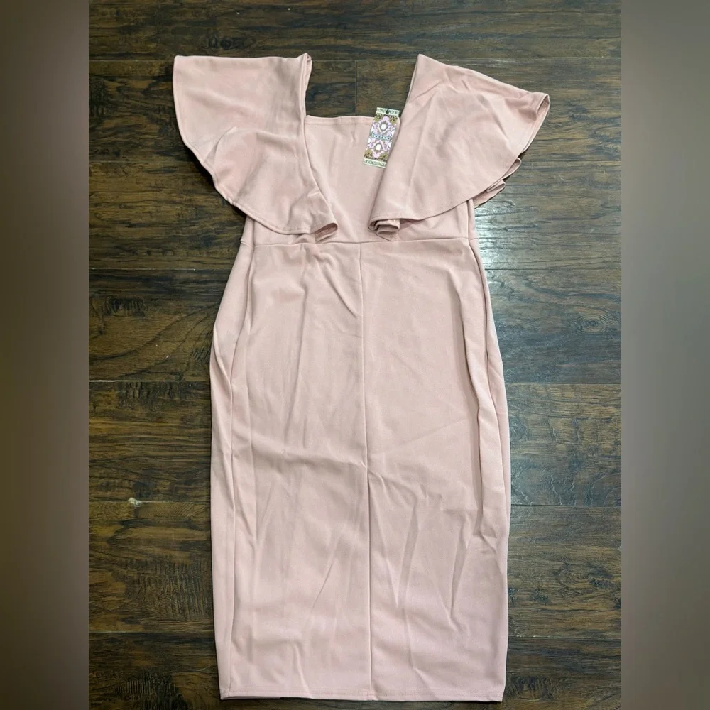 NWT Boohoo maternity midi dress - Picture 8 of 8